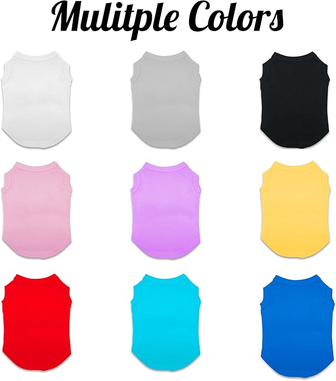 Customized Dog Jersey Shirt, Breathable Doggy Football Tee, Lightweight Sleeveless Vest Pet Clothes Personalized Pet Shirt Custom with Name/Text/Photo/Logo