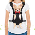 Pet Carrier Backpack, Hands-Free Adjustable Dog Front Carrier Legs Out & Easy-Fit Dog Backpack Carrier for Hiking Camping Traveling Cycling for Small Dogs and Rabbits (Small, Black)