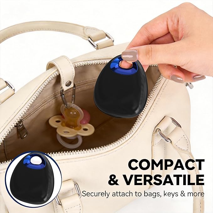 GPS Pet Tracker with Apple Find My Network, Android Compatibility, Real-Time Location Tracking, Water-Resistant (DINGWEIQI04)