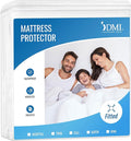 DMI Twin Waterproof Mattress Protector - Fitted, Noiseless Mattress Cover, Soft and Breathable, 39" x 75"x 8", White