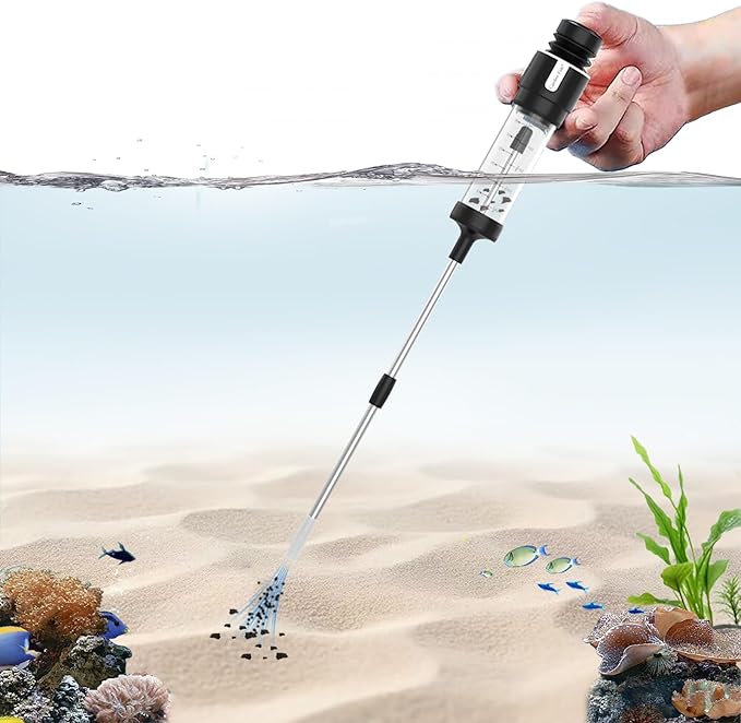 Carefree Fish Aquarium Precision Siphon Pipette Upgraded Turkey Baster Waste Remover Fish Feeder Feeding Coral Fish Tank Fertilizing Plants Feeding Tube Poop Collector 20Inch