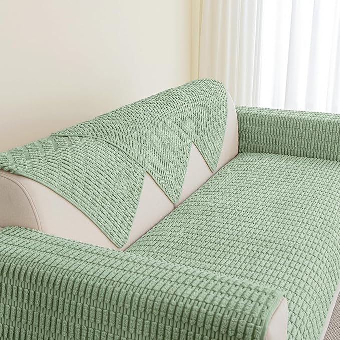 Muamar Dog Bed Cover Sofa Protector,Anti Slip Waterproof Sofa Covers for Living Room Couch Covers,Sofa Mat,Seat Cover,Dog Mat,Pet Pad for Furniture 1 Piece (30x82 inch, Sage Green)