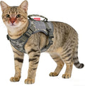Dog Harness and Leash Set, Small Sized No Pull Pet Harness with Control Handle, Adjustable Tactical Harness for Small Medium Dogs Cats, Reflective Puppy Harness for Walking Hiking Training