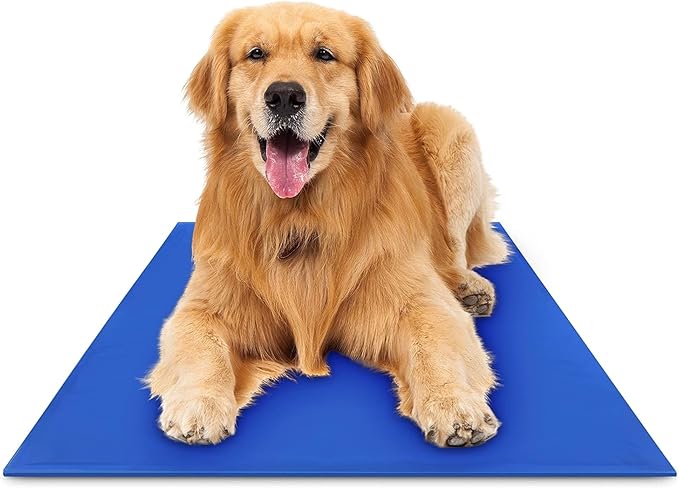 The Green Pet Shop Chillz Gel Mat, Extra Large - Pressure-Activated Cooling Pad for Pets Over 50 lbs - Non-Toxic, No Water or Refrigeration Needed - Ideal for Home, Travel & Crates
