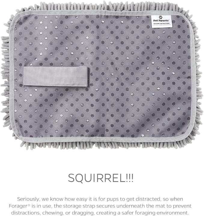 Pet Parents Forager Mats & Slow Feeder Dog Bowl - Snuffle Mat with SoftSnout & Non-Slip Backing (Forest 19")