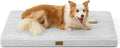 Dog Bed for Extra Large Dogs, Rectangular XL Orthopedic Dog Beds, Foam Anti-Slip Bottom Pet Mat with Washable Removable Cover, Suitable for Pet Up to 100 lbs, 44x32x3 inch, Grey