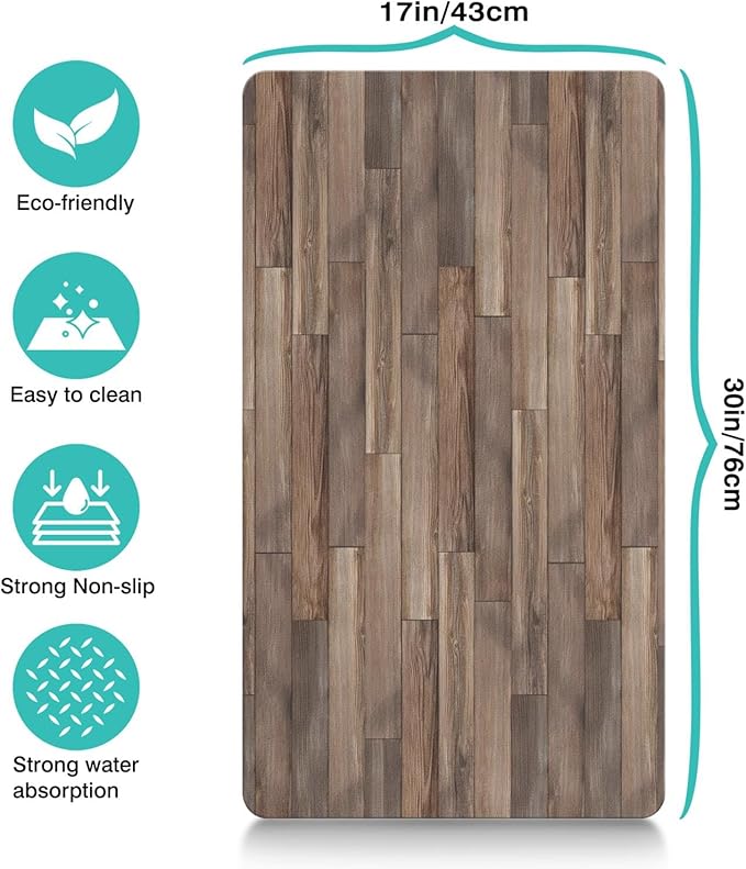 Pet Feeding Mat for Floors Waterproof Dog Mat for Food and Water Absorbent Quick Dry Non Slip mat for Cat Bowls