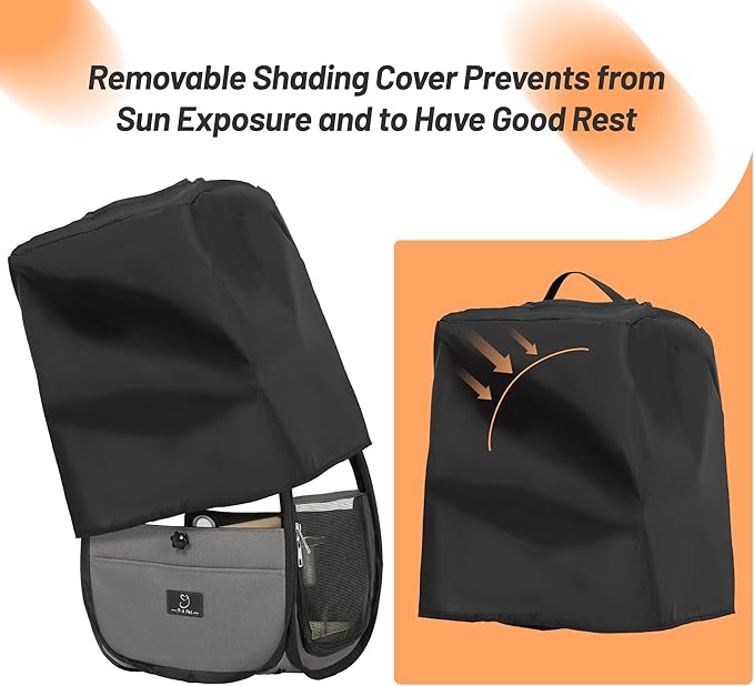 Bird Carrier for Travel with Clear Windows, Breathable Safe Fabric, Lightweight Small Bird Cage with Tray, Stand and Feeder, Portable Pet Bag for Parrot, Vet Visit, Outdoor, Small Animals