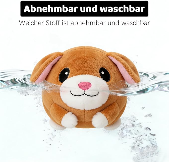 Interactive Dog Toys,Active Moving Pet Plush Toy with Recording and Music Modes, Jumping Squeaky Song shaking Interactive Dog Ball, Rechargeable Dog Toys to Keep Them Busy,Animal Plush Pet Toy (Dog)