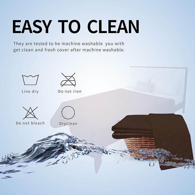 Easy-Going 100% Waterproof Dog Bed Cover, Non-Slip Pet Blanket for Furniture, Washable Couch Cover, Repleasement Sofa Cover (120X82 in,Coffee)