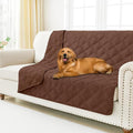 Smiry Waterproof Dog Bed Cover Blanket 68x82, Soft Reversible Pet Blanket, Washable Leakproof Cats Dogs Couch Cover for Sofa, Couch, Furniture, Brown/Brown