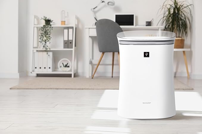 SHARP Air Purifier for Medium Rooms – Covers up to 1,253 sqft in one hour, True HEPA Filter Air Purifier for Pets, Dust, Smoke, Pollen - FPK50UW