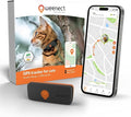 Weenect Cat XS - New GPS Tracker for Cats | Real-time Mini GPS Tracker for Cats | Smallest Model on The Market | Collar Included | Subscription Required (Black, Tracker XS)