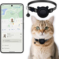 GPS Cat Collar Tracker – Bluetooth Pet Locator for Cats | Works with Android & Google Find My Device | Ideal for Pet Parents!