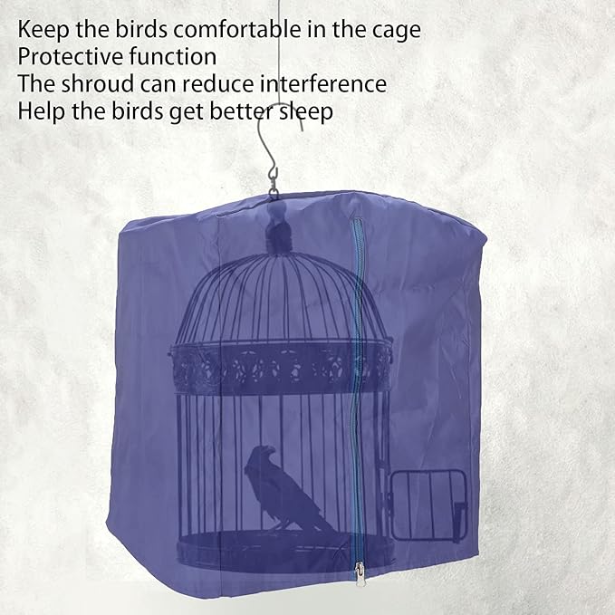 GLOGLOW Parakeet Cage Cover, Bird Cage Cover Breathable for for Small Animals for Parakeet