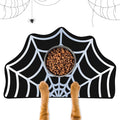 Pet Mat for Food and Water, Absorbent Non-Slip Quick Dry Dog Food Mat for Dog Cat Bowl Indoor Outdoor Pet Dining Gift Halloween Decorations (15.74 * 23.62In, Spider)