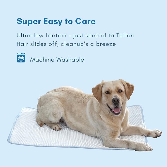 petfelix Mewfort Dog Cooling Mat, Chew & Scratch Resistant Dog Cooling Pad for Extra Large Dogs, Self Cooling Mat for Dogs, No Water or Electricity Needed (XL 39.4"x27.6")