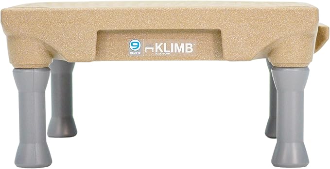 Blue-9 Pet Products KLIMB Dog Training Platform and Agility System, Durable and Portable for Indoor or Outdoor Use, Made in The USA, Tan