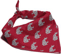 Washington State Cougars Officially Licensed Bandana for Dogs and Cats | Fits Pets Great Gift Idea | Easy-to-Tie (Small, 13")