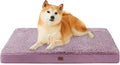 EHEYCIGA Orthopedic Dog Beds for Large Dogs with Removable Washable Cover, Fog Purple, 36x27