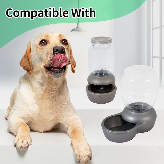 Pet Fountain Charcoal Water Filter Replacement, Dog Cat Water Bowl Filter Pet Water Filter Fit for Gravity Waterer Bowls Pack of 18