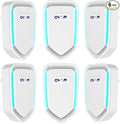 6Pack Air Ionizer Plug In, Filterless Home Negative Air Purifier, Quiet Air Freshener Portable Cleaner for Odors Smoke Dust, Air Purifiers for Home Office, Bedroom, Bathroom