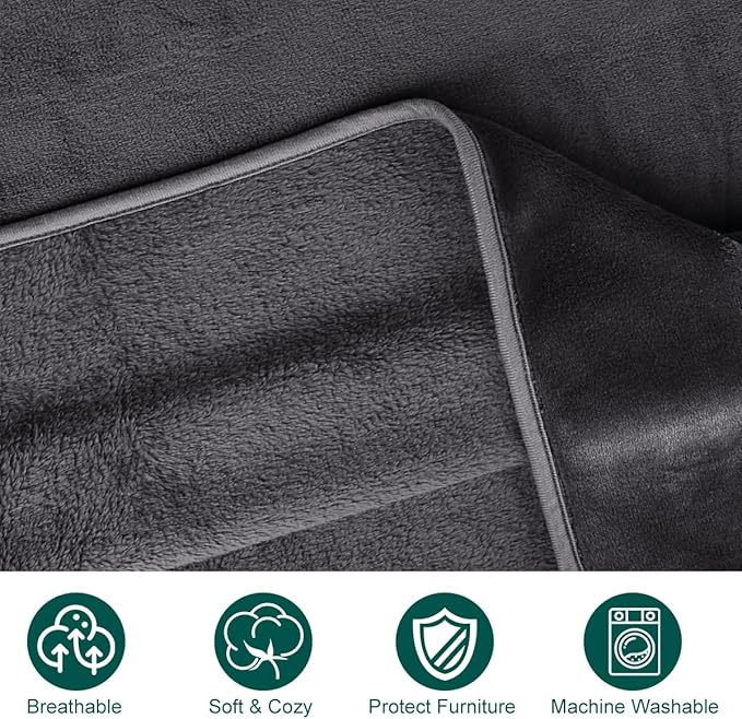 Onarway Dog Blanket Washable for Puppy: 4 Packs Dog Blankets 40”x28” - Fluffy Soft Small Throw for Cat Puppy Kitten Dogs - Fleece Pet Blankets for Bed Sofa Car and Indoor - Purple