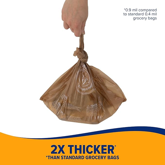Arm & Hammer Heavy Duty Pet Waste Bags for Swivel Bin & Rake Dog Pooper Scooper,Refill Bags (Packaging May Vary),(Pack of 40)