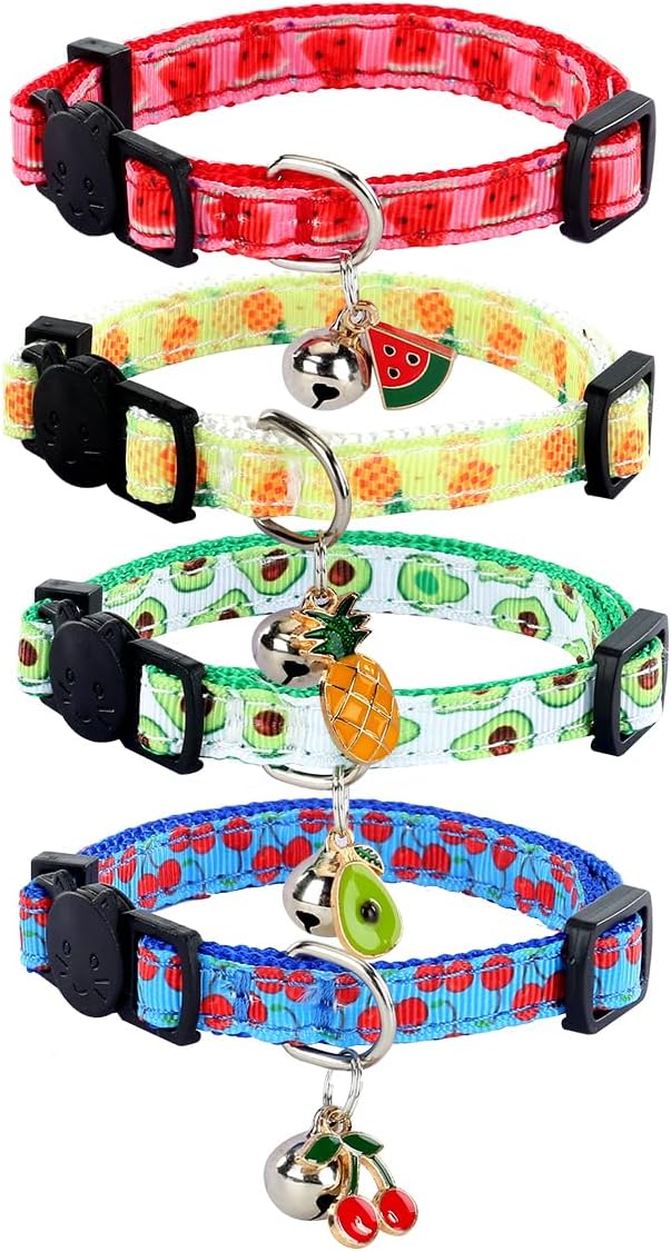 Yizepet Cat Collars with Bells, Breakaway Kitten Collar, Cute Kitty Collar, Pet Supplies Accessories