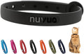 Silicone Cat Collar - Soft, Comfortable, and Lightweight Breakaway Collar with Name Tag Ring for Outdoor Cats and Sensitive Skin Pets by Nuvuq (6 ⅞" to 10 ¼", Black)