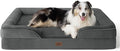 Bedsure Orthopedic Dog Bed for Extra Large Dogs - XL Washable Dog Sofa Bed Large, Supportive Foam Pet Couch Bed with Removable Washable Cover, Waterproof Lining and Nonskid Bottom, Dark Grey