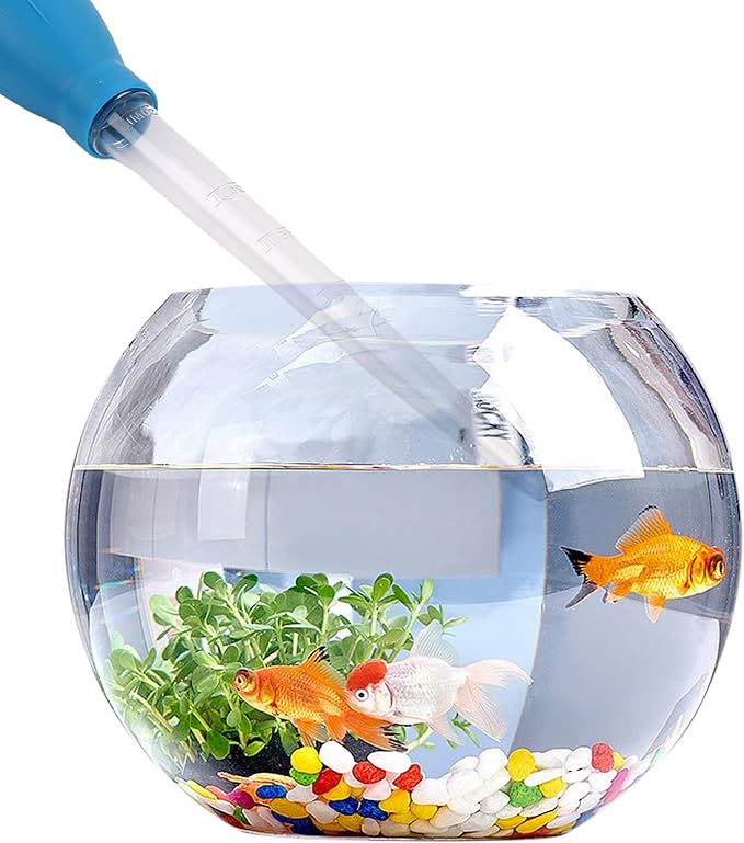 2 Set Manual Fish Tank Cleaning Tools with Extension Pipe and L Shaped Extension Pipe,30ml Aquarium Water Changer,28.9 Inches Siphon Dropper for Fish Bowl Waste Remover,Coral Feeder(Black)