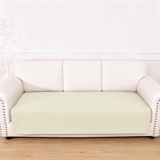 hyha Waterproof Dog Blanket, Soft Dog Bed Cover Pet Blankets, Waterproof Sofa Couch Cover for Dogs Washable, Reversible Pet Couch Covers for Sofa Furniture (40x80 Inch, Beige/Beige)