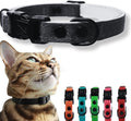 OutdoorBengal Black Breakaway Kitten Collar - Ultra Safe Quick Release Cat Collar for Small Kittens Under 6 Months – Soft-Padded, Lightweight, Adjustable, Thin and Comfortable, No Bell (Black, Kitten)