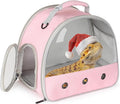 Bearded Dragon Carrier,Lizards Cage,Hamster Outdoor Used,Small Animal Travel Carrier for Sugar Glider Hedgehog Rat Parrot Bird Guinea Pig, Portable Guinea Pig Travel Carrier for Two