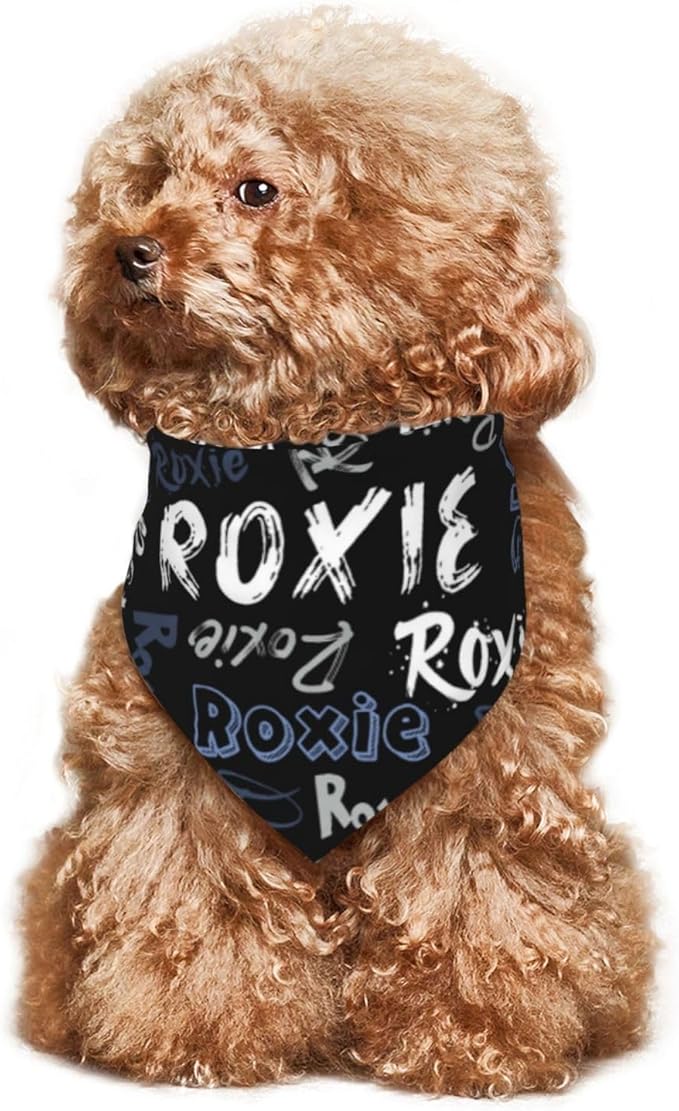 Custom Pet Scarf Personalized Dog Bandana with Name Personalized Add Your Text Bibs Triangle Head Scarfs Gift for Small Medium Large Dogs Cats Baby Puppy Pets Accessories
