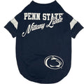 NCAA Penn State Nittany Lions T-Shirt for Dogs & Cats, Small. Football/Basketball Dog Shirt for College NCAA Fans. New & Updated Fashionable Stripe Design, Durable & Cute Sports PET TEE Shirt Outfit