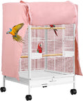 QBLEEV Birdcage Cover, Breathable Night Cover for Bird Cages, Parrot Cage Cover Shade Pet Universal Blackout Windproof Light-Proof Sleep Reduces Distractions Night Accessories Cloth Without Cage