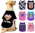 Custom Dog Shirt with Name Photo Text Logo Personalized Dog Pullover Shirts Customized T Shirt Clothes Gifts for Small Medium Large Dogs Cats Pet