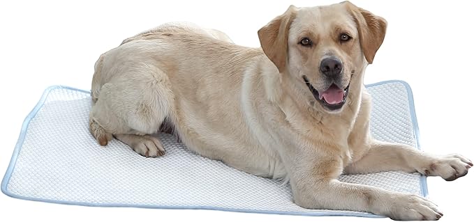 petfelix Mewfort Dog Cooling Mat, Chew & Scratch Resistant Dog Cooling Pad for Extra Large Dogs, Self Cooling Mat for Dogs, No Water or Electricity Needed (XL 39.4"x27.6")