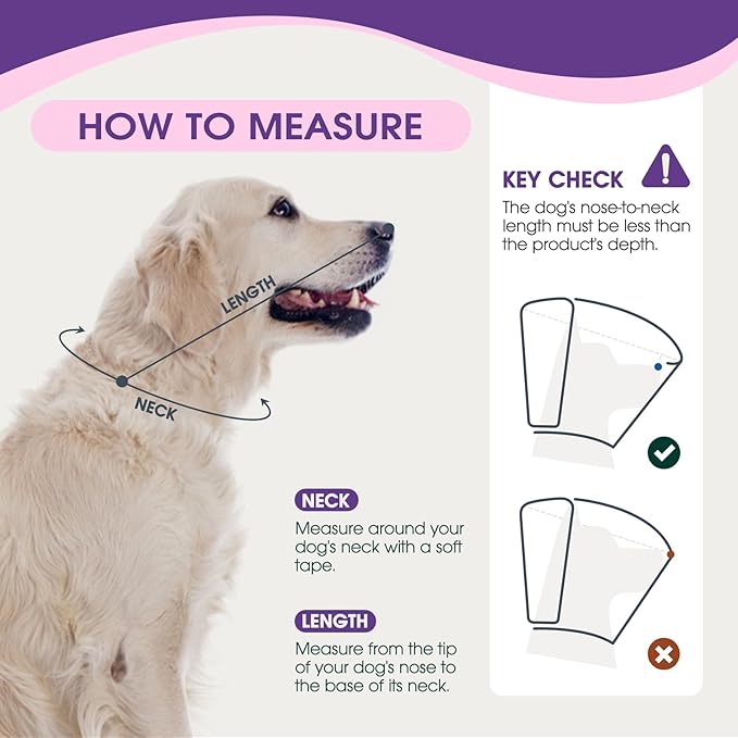 Dog Cone Collar After Surgery, Soft Cone for Small Dogs to Stop Licking, Adjustable Elizabethan Collar for Dogs, Lightweight Breathable Dog Recovery Cones for Wound Healing & Hot Spots
