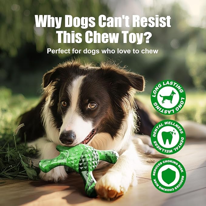 Dog Toys for Aggressive Chewers, Nylon Indestructible Dog Toy for Medium Large Dogs, Hedgehog Ddog Chew Toys with Bacon Flavor, Long Lasting, Dog Toys for Boredom, Green