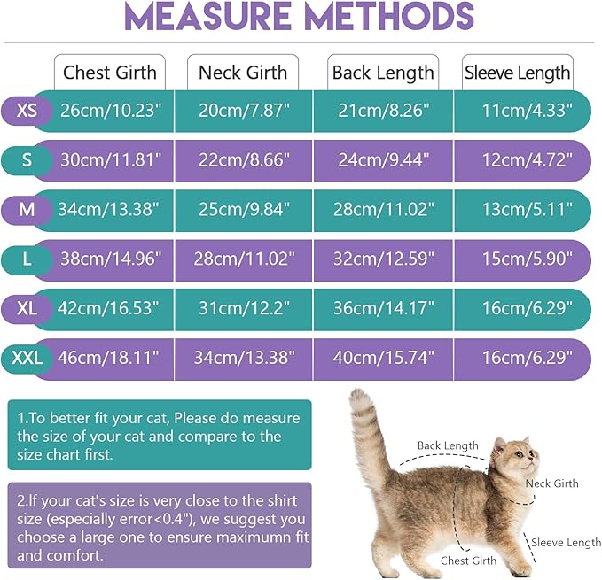 Sticky Cat Clothes Stretchy, Sphynx Hairless Sweater & Pajamas for Cats only, Soft Cat Onesie for Cats After Surgery Female Male & Hair Loss Prevention, Purple XS