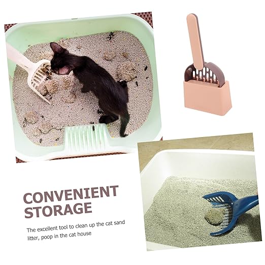 1 Set Cat Litter Scoop Suit Poop Net Breeders Cats Liners Post Cat Bag Sifting Litter Scoop Litter Locker Pail Cat Litter Disposal System Cat Brush Cat Litter Scooper para Plastic
