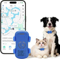 GPS Tracker for Dogs with Activity and Wellness Monitoring, Real-time Tracking Pet GPS Location Tracker, Waterproof，Location History, Geofence, Long-Life Battery, Subscription Needed