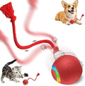 FUNNYDUCK Speed 2.0 Tail Interactive Cat Toys for Indoor Cats – Smart Motion-Activated Rolling Ball with Tail, Chirping Sounds, and USB Rechargeable Design for Enrichment & Exercise