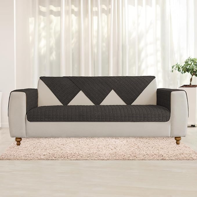Muamar Dog Bed Cover Sofa Protector,Anti Slip Waterproof Sofa Covers for Living Room Couch Covers,Sofa Mat,Seat Cover,Dog Mat,Pet Pad for Furniture 1 Piece (30x70 inch, Coffee)