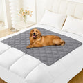 Smiry Waterproof Dog Bed Cover Blanket 40x50, Soft Reversible Pet Blanket, Washable Leakproof Cats Dogs Couch Cover for Sofa, Couch, Furniture, Grey/Grey