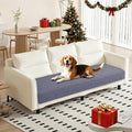Waterproof Dog Bed Cover Pet Blanket, Soft Couch Cover for Dogs Washable, Non-Slip Dog Blanket Protect Furniture Couch Sofa Car for Puppy Large Dogs Cat (30x70 Inch, Grey Blue)