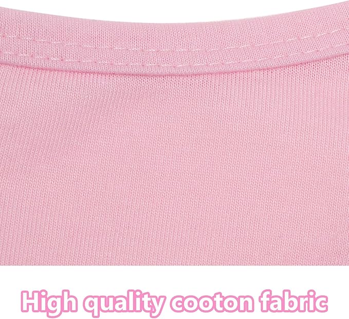 4 Pcs Cat Shirts Solid Color Dog Clothes Summer Sleeveless Pet T Shirts for Small Pet Dogs Cat (Black,Pink,Grey,Rose red, X-Small)